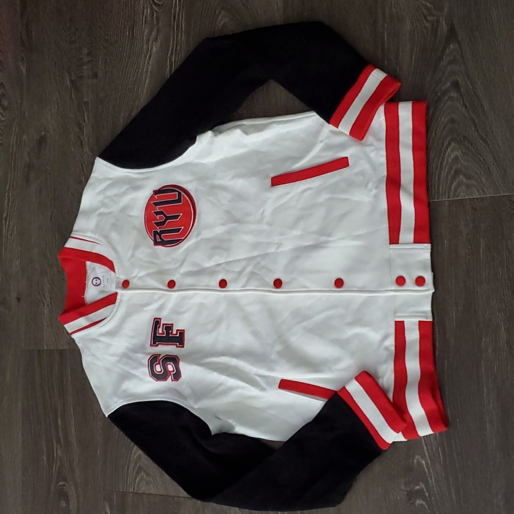 Capcom🥊  Street Fighter 🥊Namskull RYU Varsity Jacket - LARGE Brand New